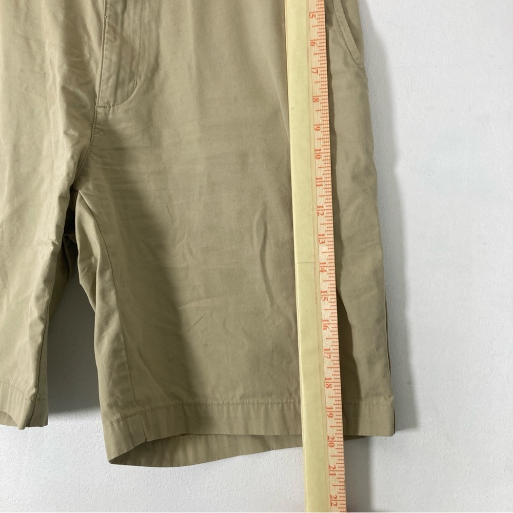 PATAGONIA Men’s 34 Stand Up Beige Organic Cotton Flat Front Shorts 9.5” Inseam - Picture 9 of 12